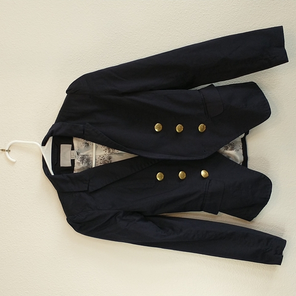 H&M Jackets & Blazers - H&M Women’s Navy Blue Double Breasted Blazer